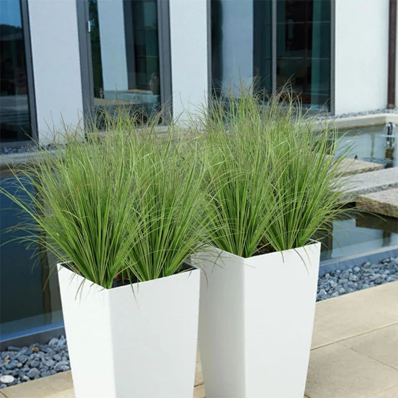 Simulated Small Grass Bushes for Decorating Fake Grasslands Simulating Reeds Onion Grass and Fake Green Plants Home Decoration