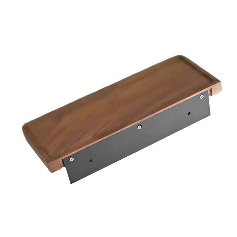 Walnut Storage Rack Bathroom Solid Wood Panel Layer Board Wall Mounted Storage Rack Bathroom Straight Board