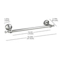 Matte Black Bathroom Accessories Hardware Set Aluminum Alloy Wall Mount Towel Bar Towel Ring Toilet Roll Paper Holder Robe Hook