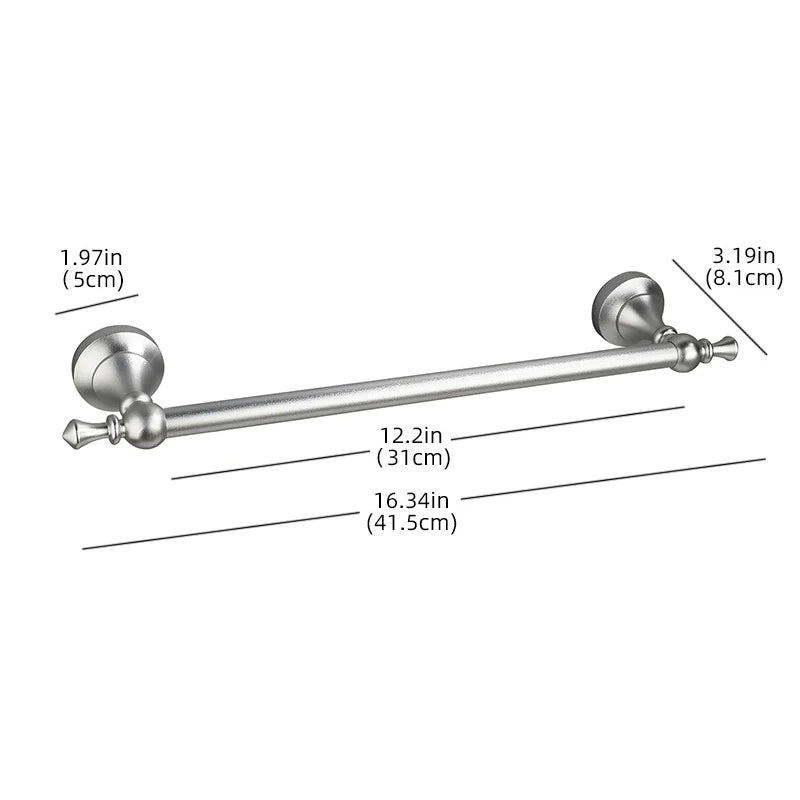 Matte Black Bathroom Accessories Hardware Set Aluminum Alloy Wall Mount Towel Bar Towel Ring Toilet Roll Paper Holder Robe Hook